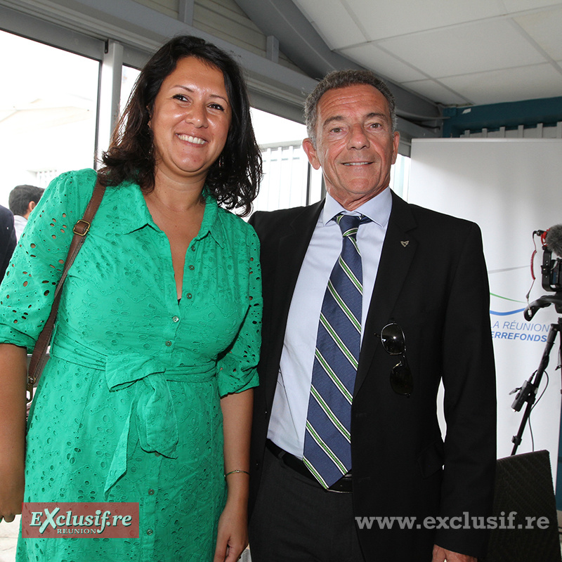 Susan Soba, directrice de l'IRT, et Jean-Marc Grazzini, directeur général adjoint Air Austral