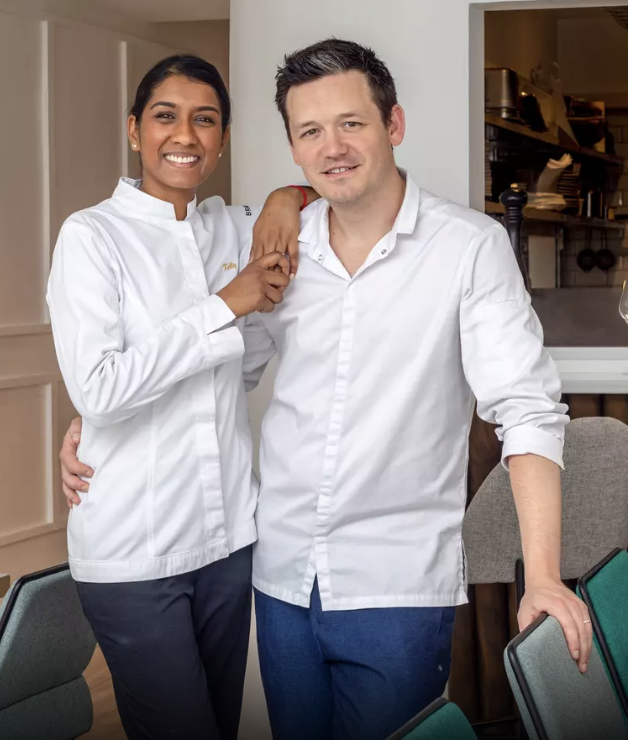 Kelly Rangama et son époux Jerôme tiennent le restaurant Le Faham à Paris: 1 étoile au Guide Michelin Kelly Rangama et son époux Jerôme tiennent le restaurant Le Faham à Paris: 1 étoile au Guide Michelin