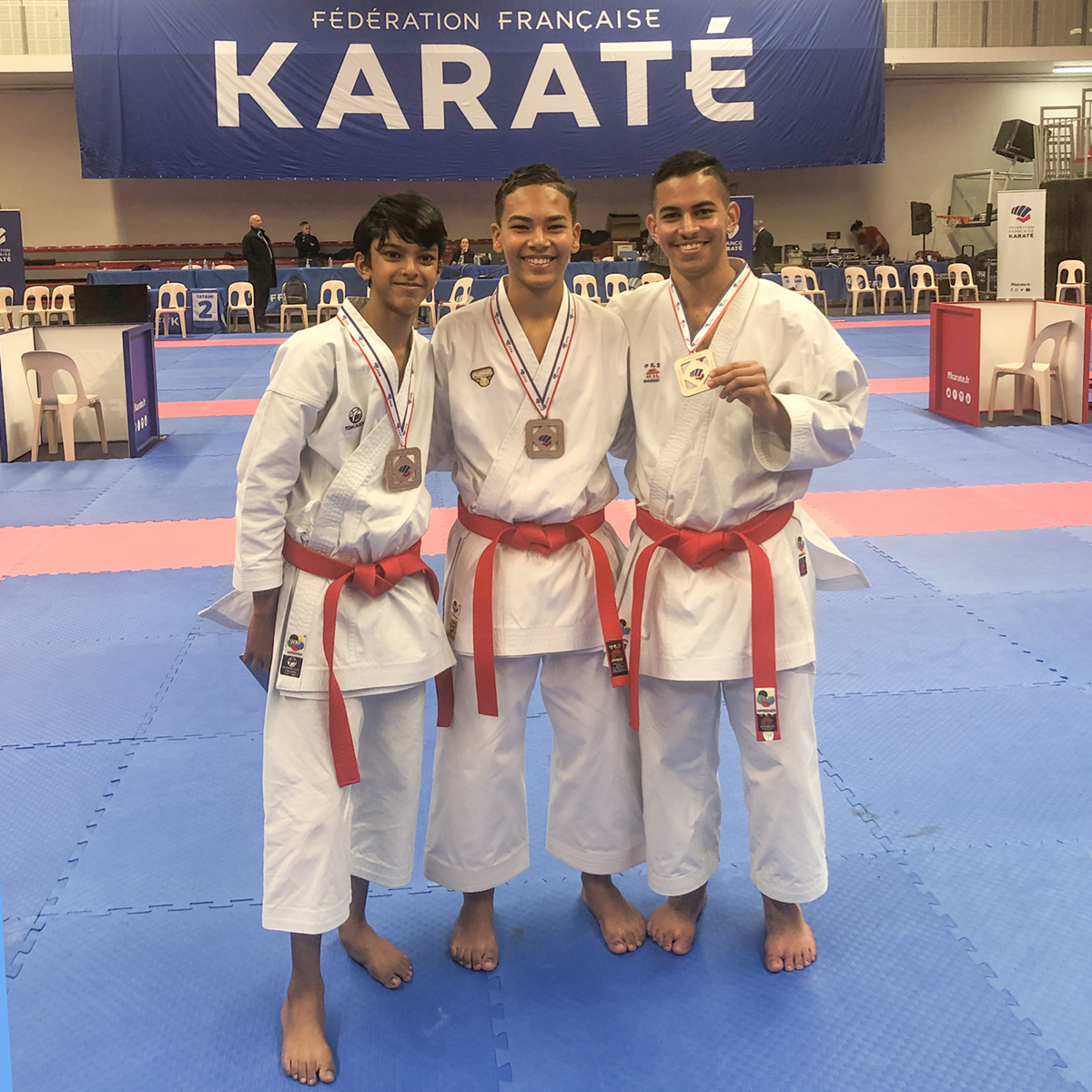 Karaté: les Réunionnais.e.s brillent aux championnats de France Kata
