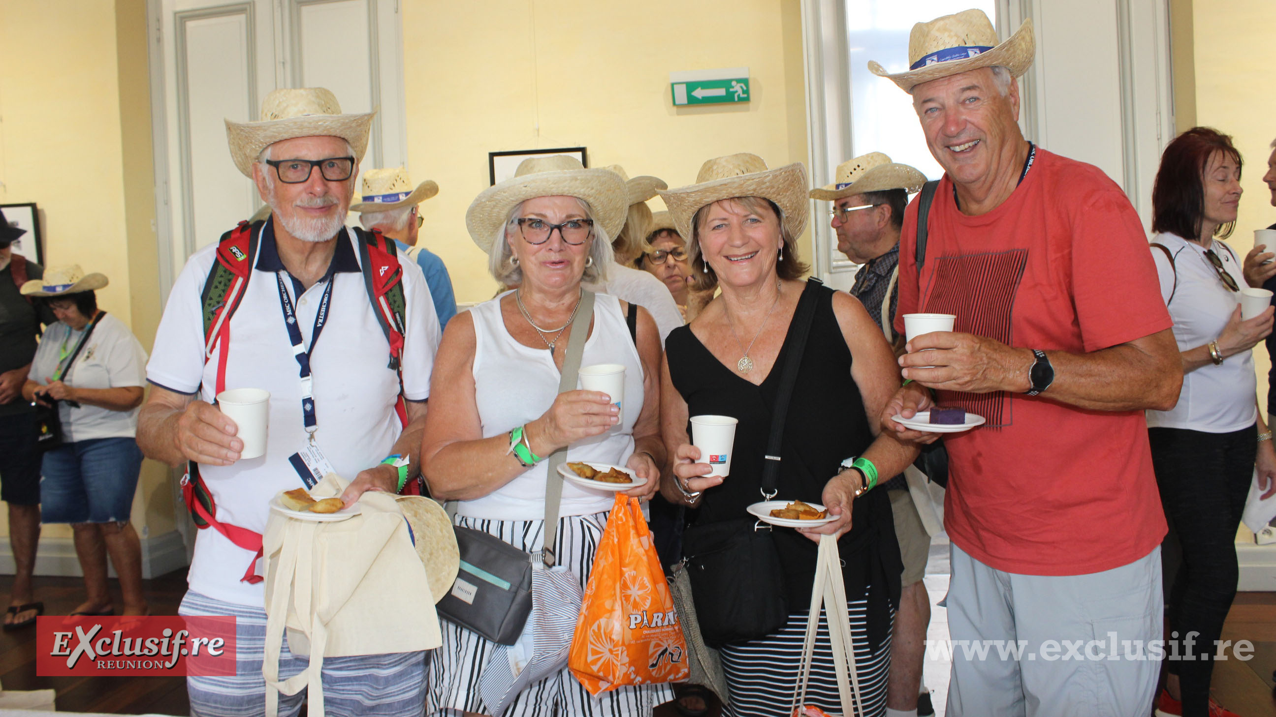 Des touristes du navire MSC Orchestra reçus à Saint-Denis