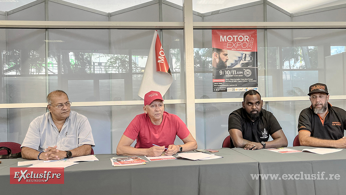 Lors de la conférence de presse de présentation du Motor Expo Lors de la conférence de presse de présentation du Motor Expo