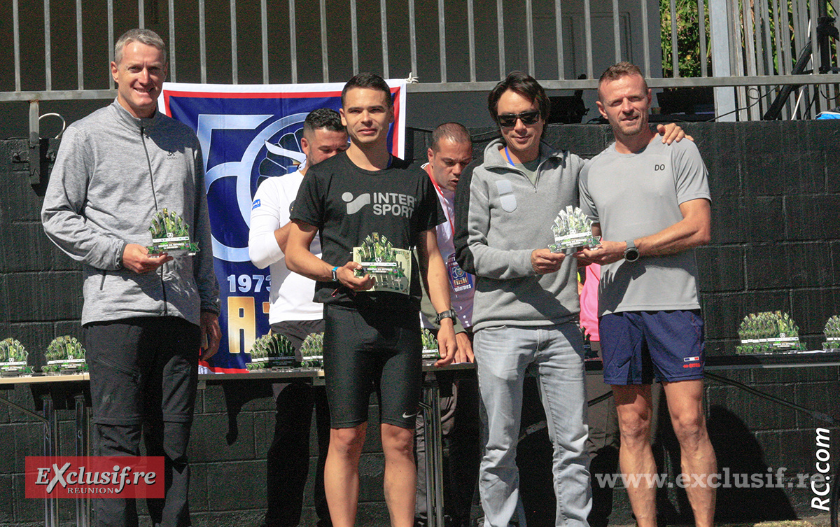 Le podium des 12 km