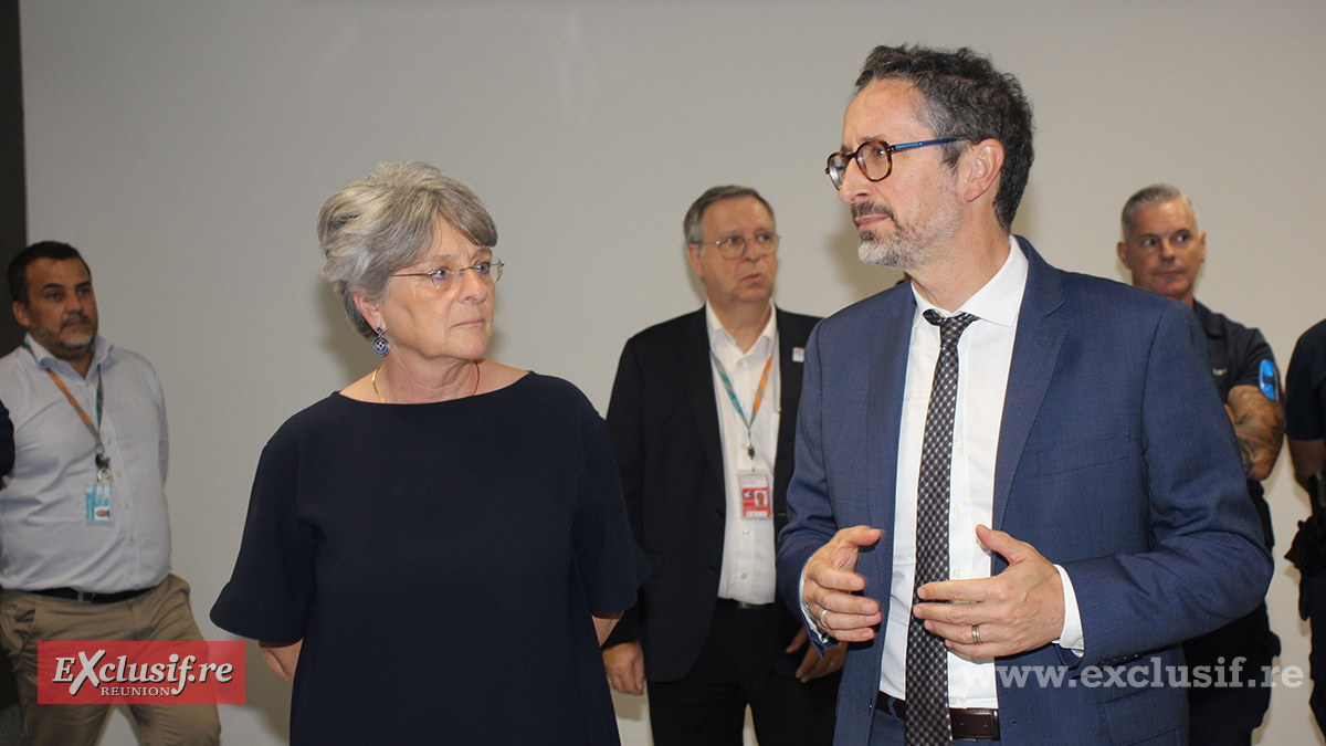 Le Préfet Jérôme Filippini est venu saluer les forces de l'ordre pour leur professionnalisme