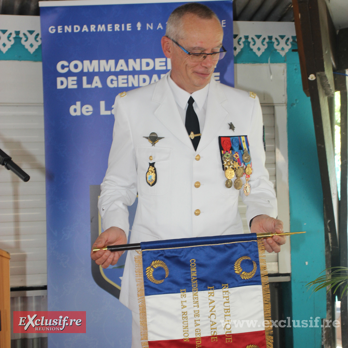 Gendarmerie: départ du général Pierre Poty, photos de la cérémonie