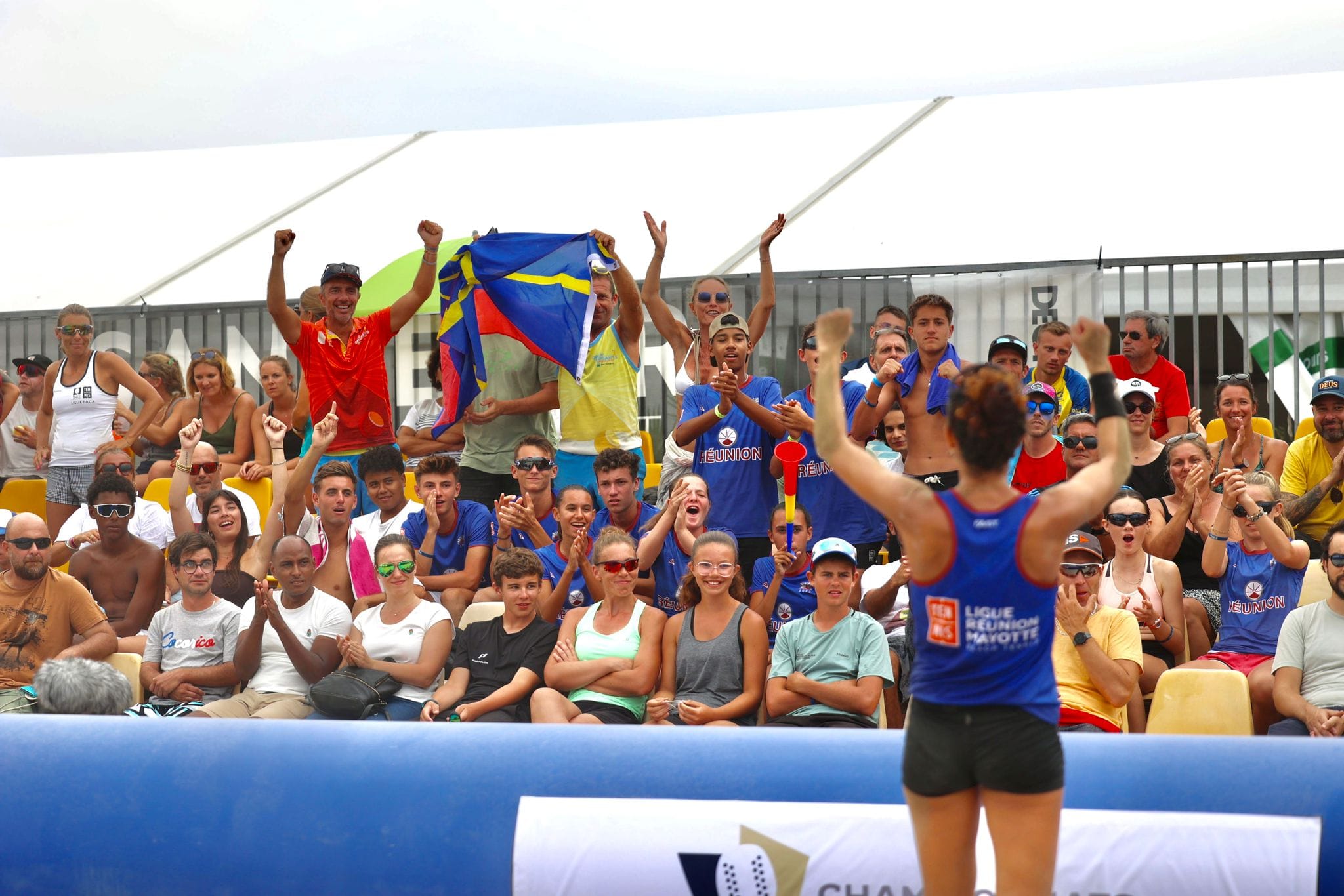 face au public de Palavas-les-Flots face au public de Palavas-les-Flots