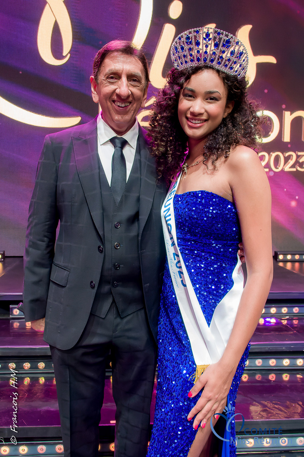 Avec Aziz Patel, délégué régional Miss France