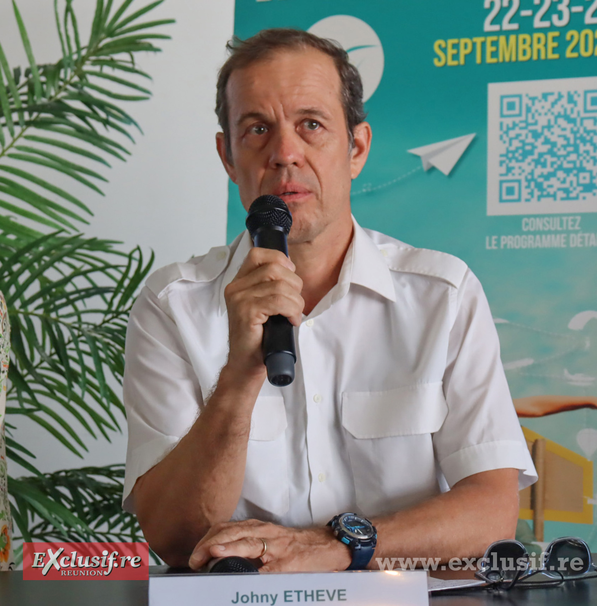 Johnny Ethève, président de l'Aéroclub Roland Garros