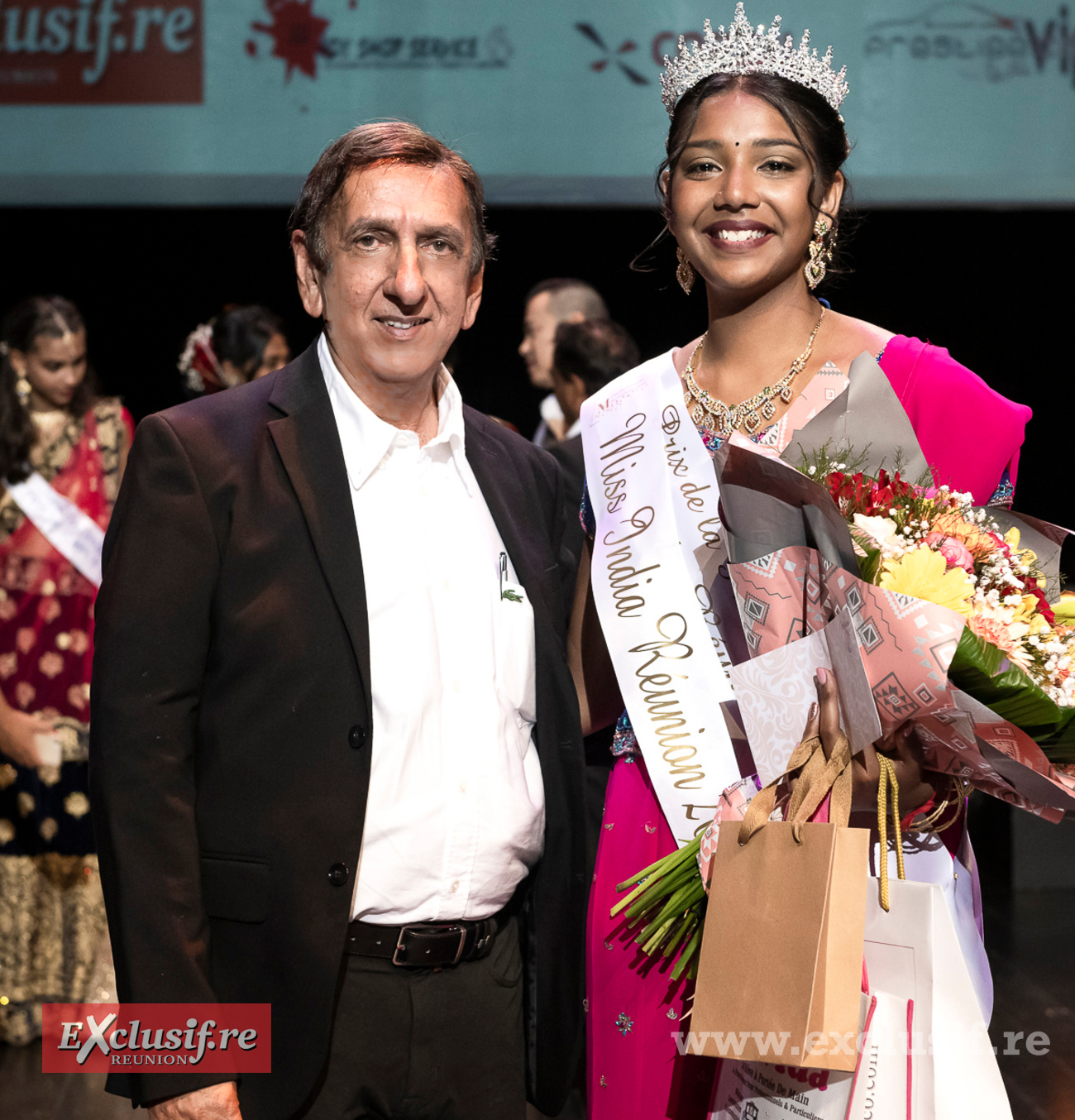 Aziz Patel, Comité Miss Réunion, et Samira Perianmodely