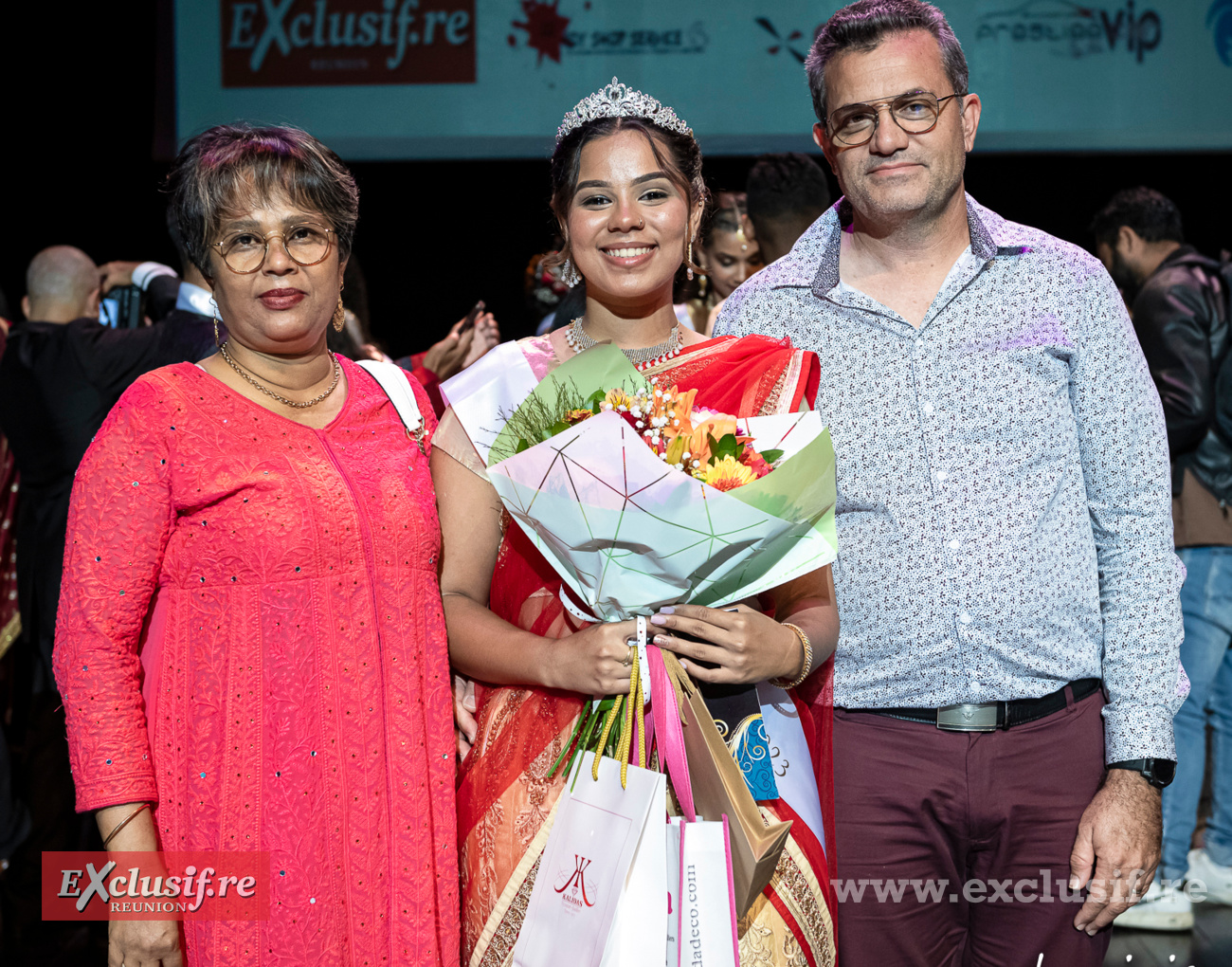 Julia Guichard et ses parents