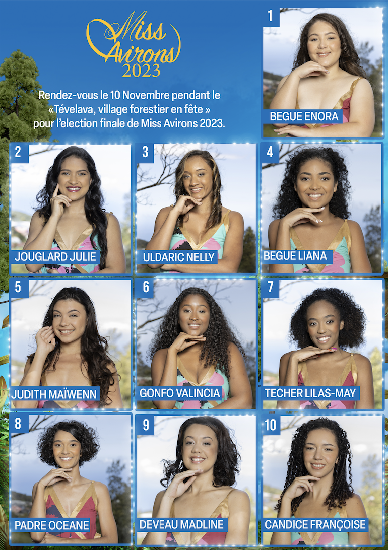 Miss Avirons 2023: découvrez les 10 candidates