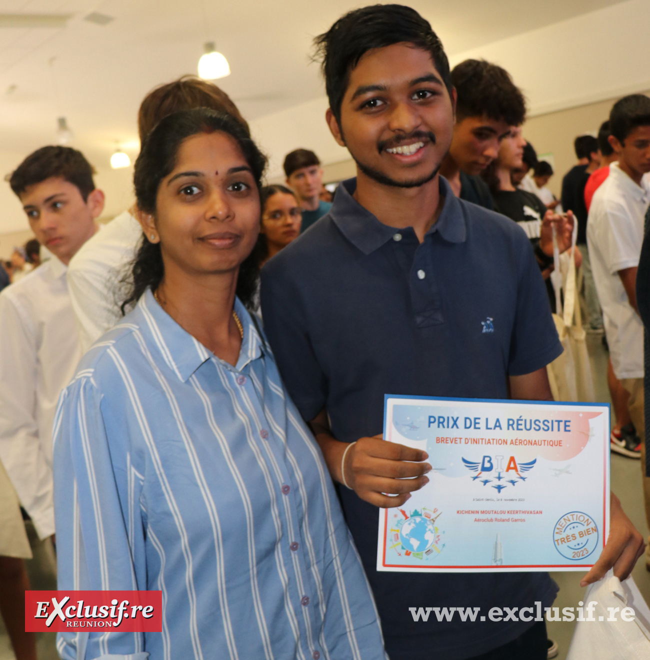 Cérémonie de remise des diplômes du Brevet d’Initiation Aéronautique (BIA): photos