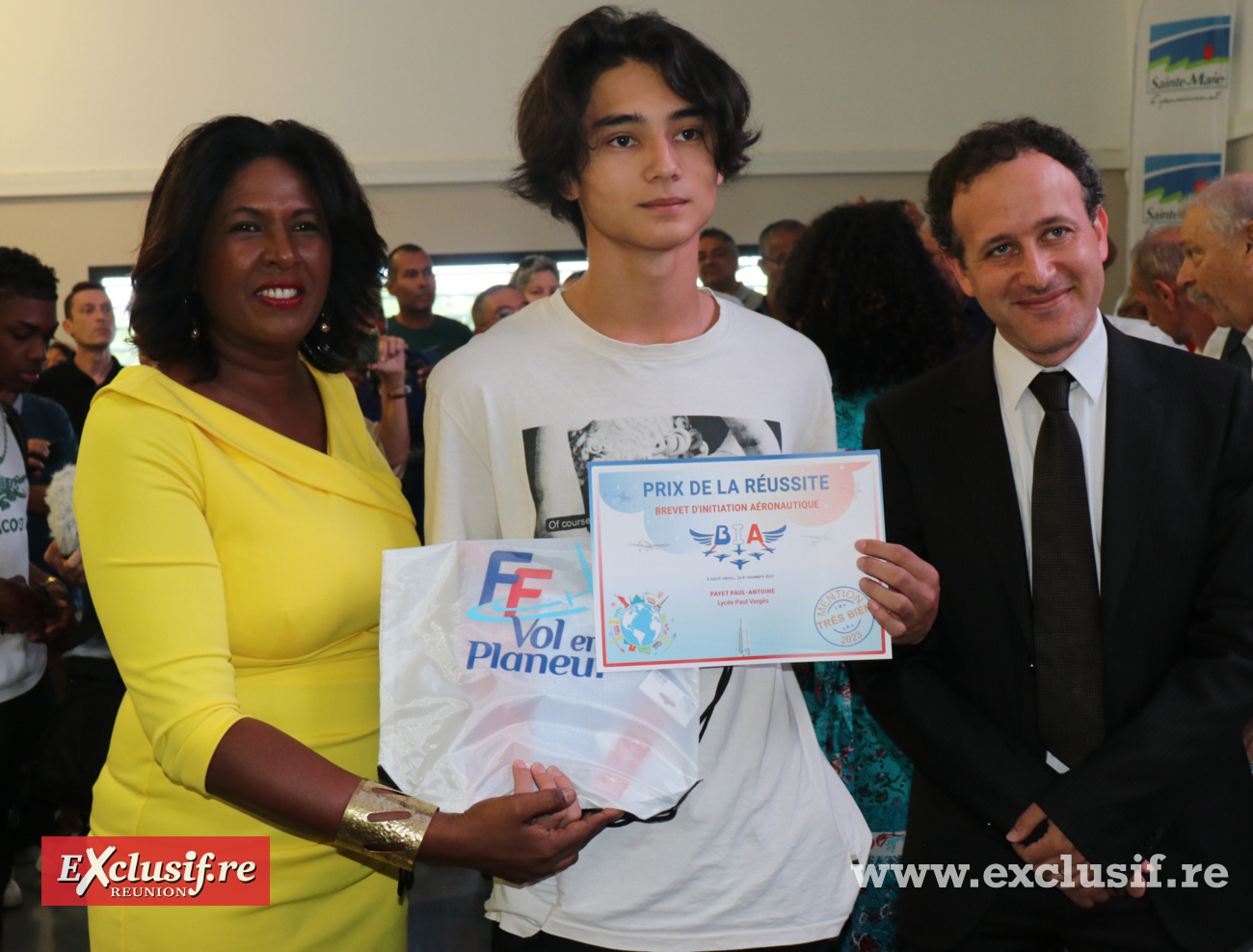 Cérémonie de remise des diplômes du Brevet d’Initiation Aéronautique (BIA): photos