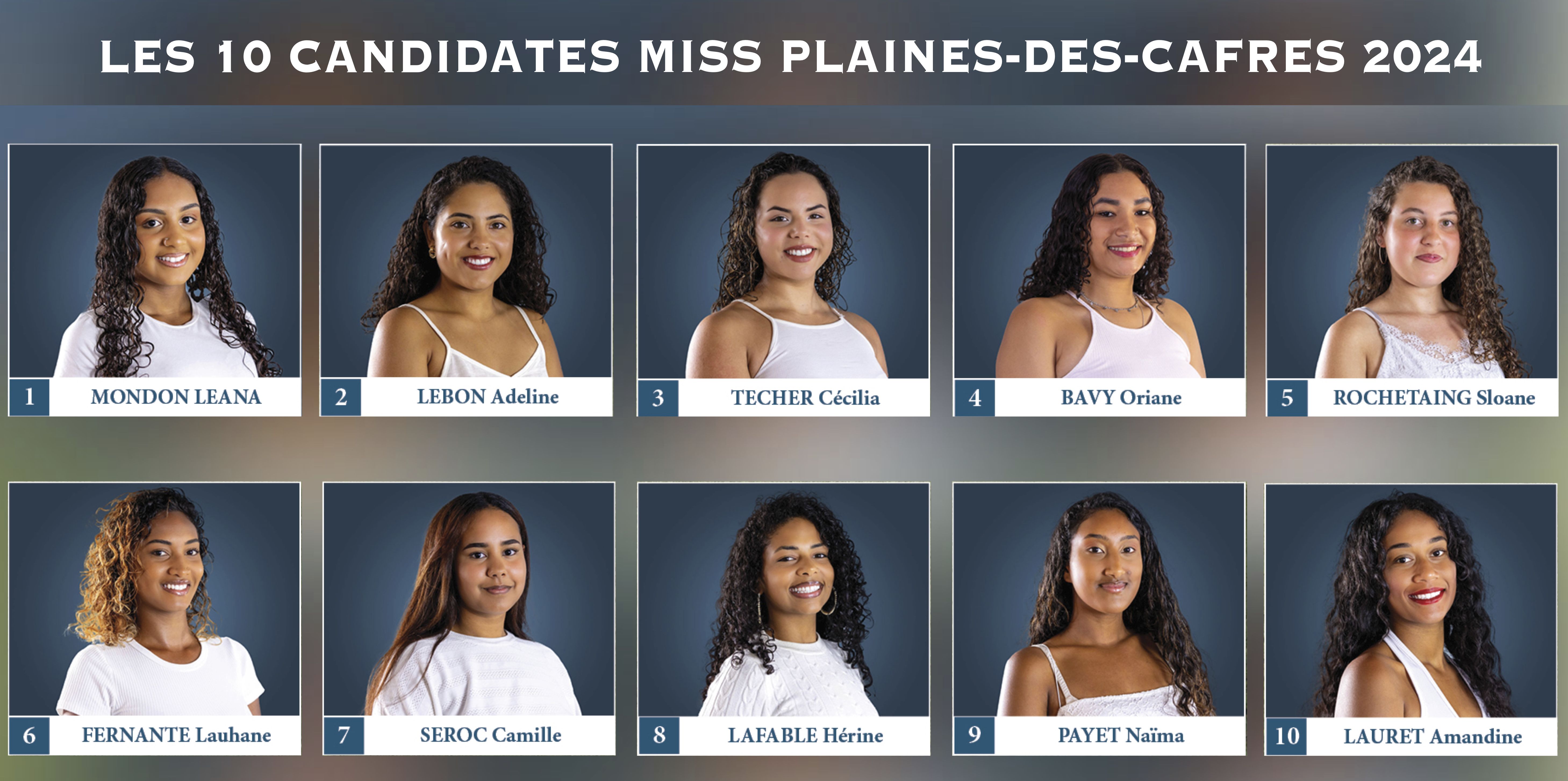 Les 10 candidates