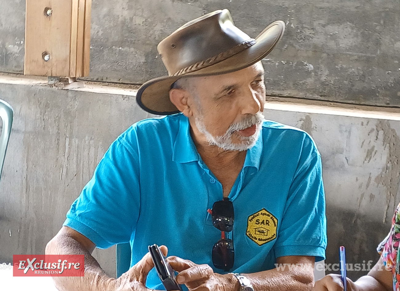 François Payet, président du Syndicat des Apiculteurs de La Réunion
