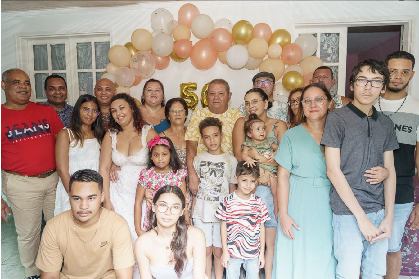 Photo de famille des époux Dalleau