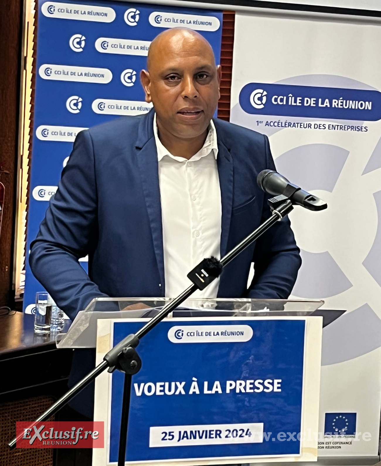 Pierrick Robert, président de la Chambre de Commerce et d'Industrie de La Réunion