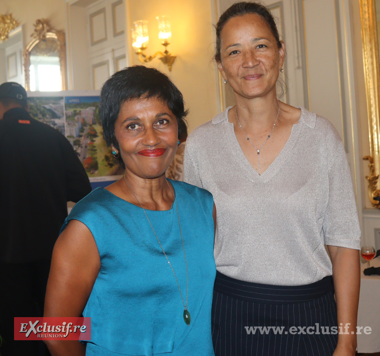 Ericka Bareigts et sa 2ème adjointe Brigitte Adam
