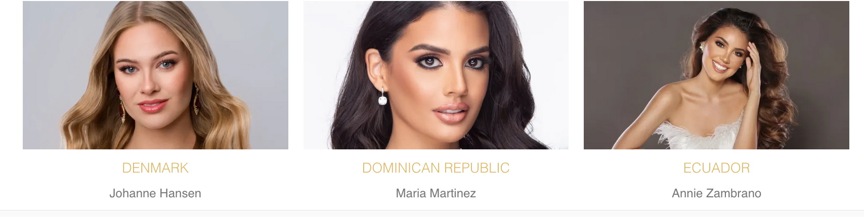 Miss Monde 2024 c'est ce samedi soir: photos des 112 candidates