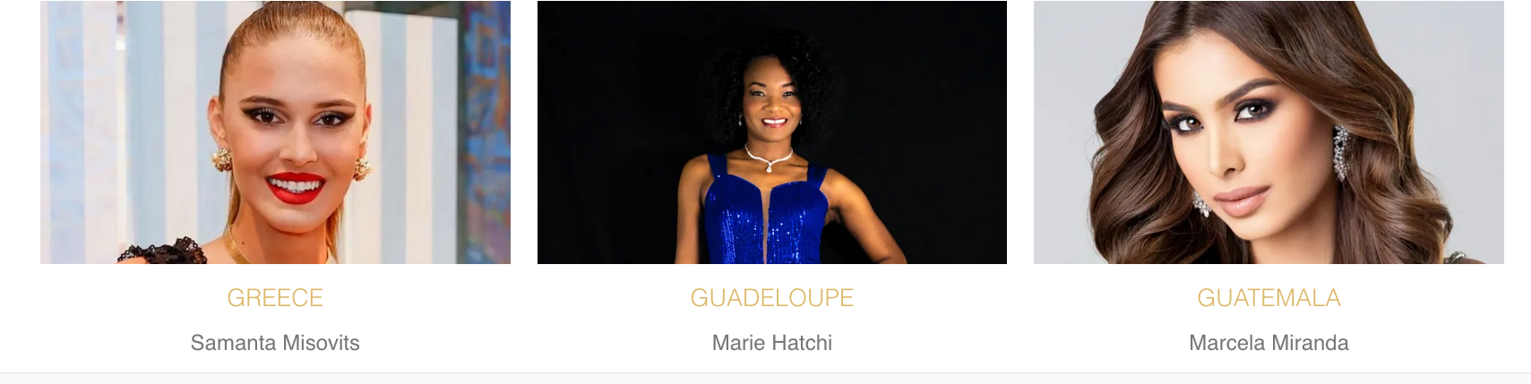 Miss Monde 2024 c'est ce samedi soir: photos des 112 candidates