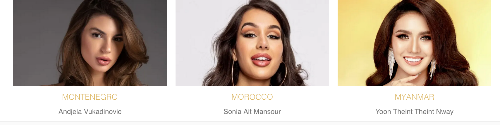 Miss Monde 2024 c'est ce samedi soir: photos des 112 candidates