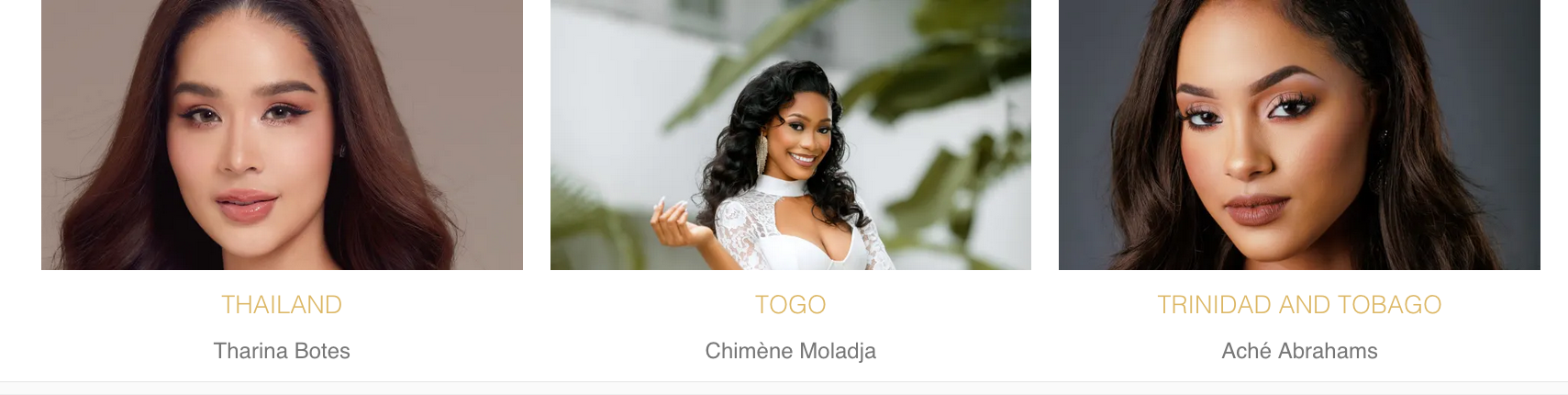 Miss Monde 2024 c'est ce samedi soir: photos des 112 candidates
