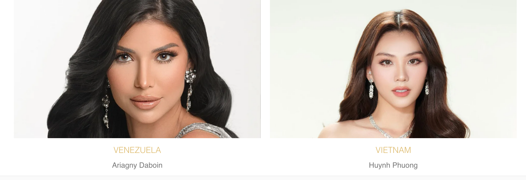 Miss Monde 2024 c'est ce samedi soir: photos des 112 candidates