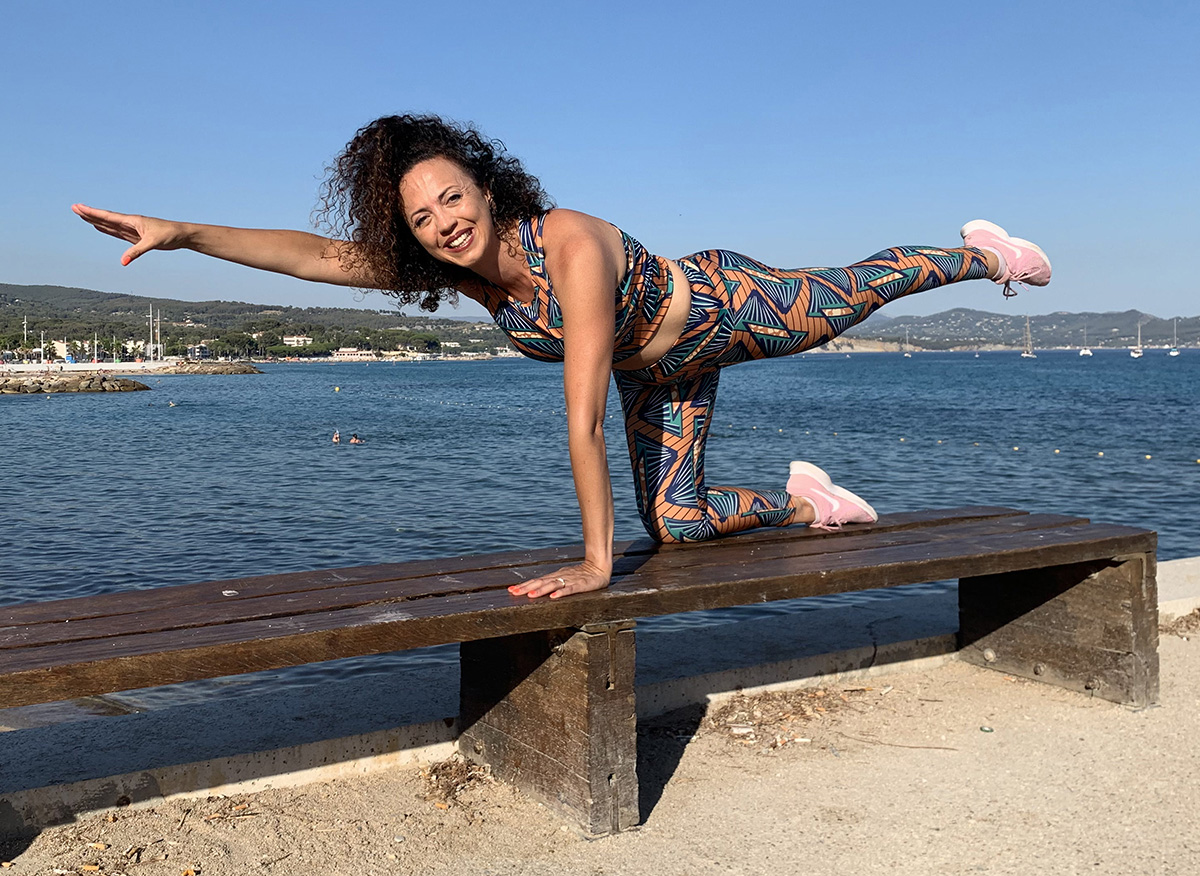 Ménina Hoarau, coach sportive & bien-être, et danseuse