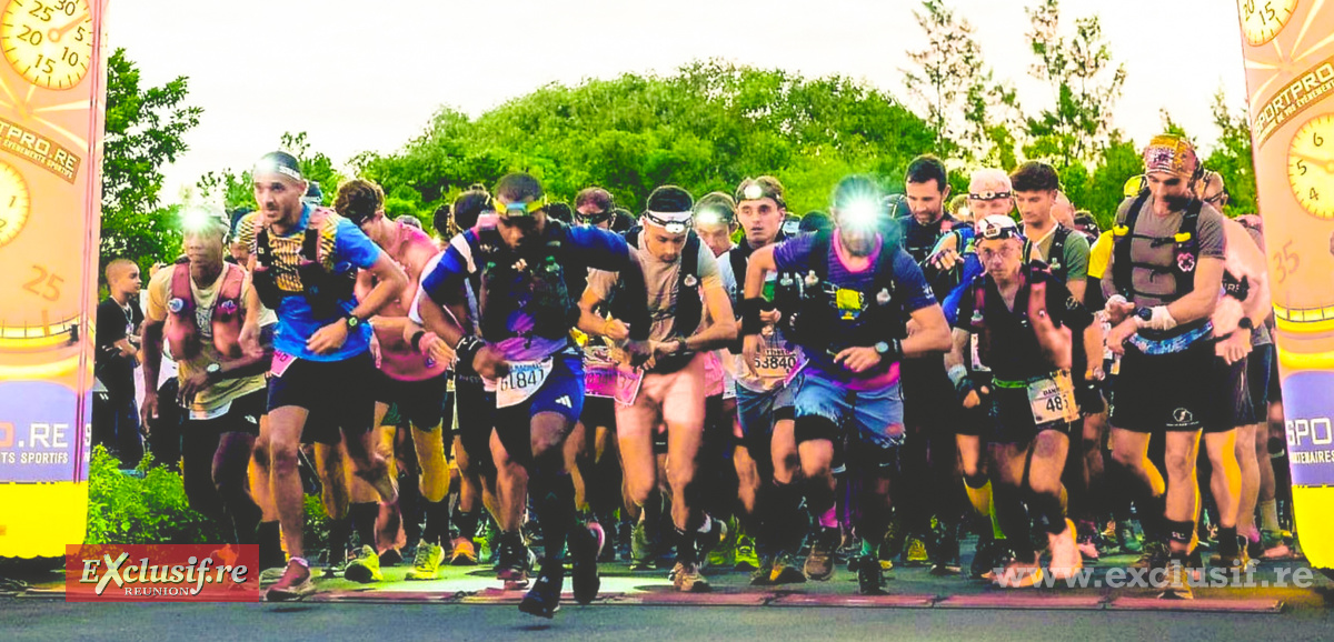 Le départ du Trail des Géants a été donné à Saint-Philippe, pour rejoindre Saint-Paul, 175 km plus loin, à travers les sentiers de La Réunion