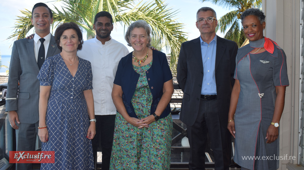 Repas dans l'avion: Air Austral dévoile ses nouveaux plats signés Kevene Marimoutou Repas dans l'avion: Air Austral dévoile ses nouveaux plats signés Kevene Marimoutou