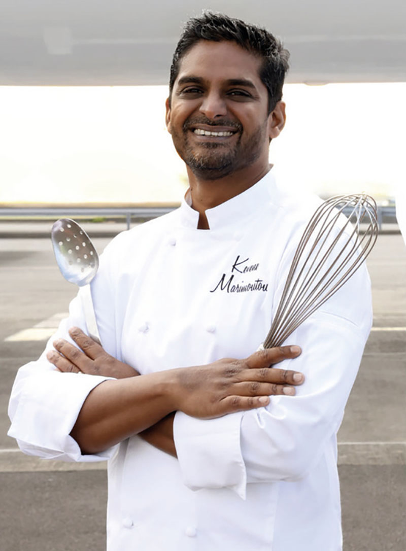 Le chef Keven Marimoutou Le chef Keven Marimoutou