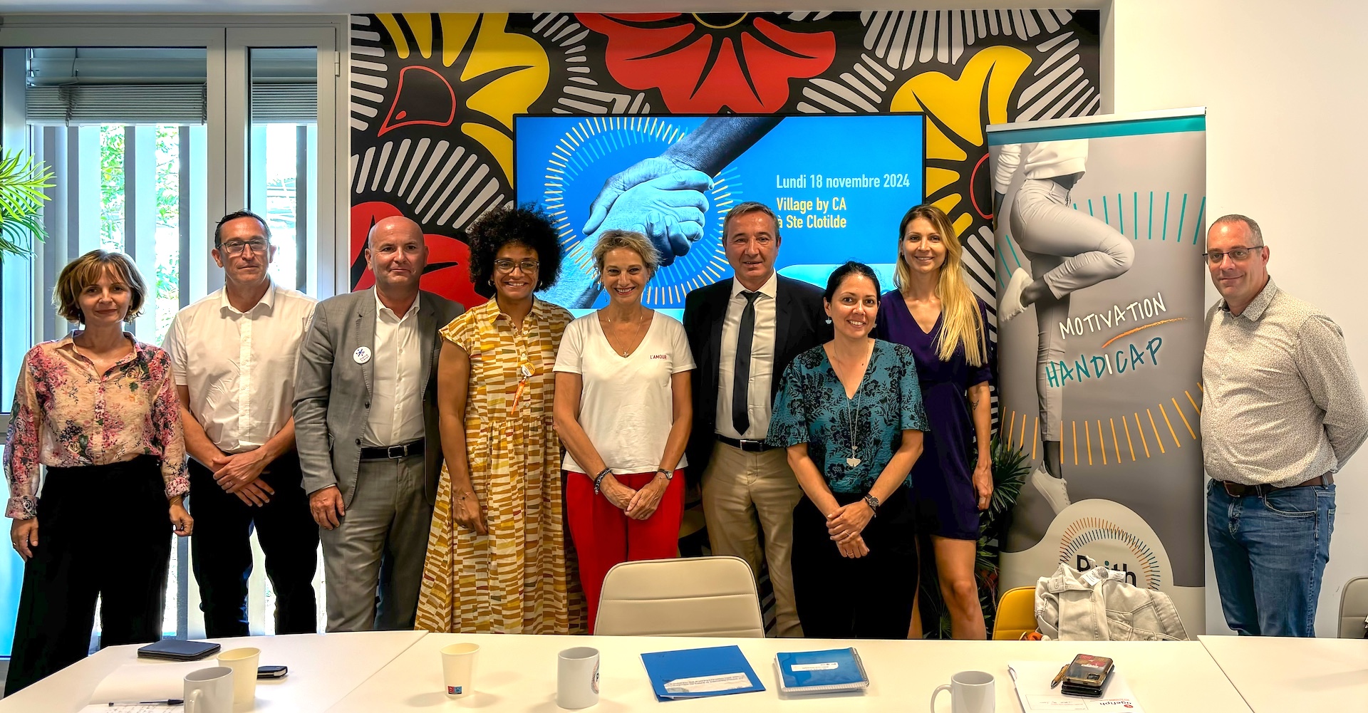 Les organisateurs de la SEEPH et des Trophées de l'Insertion (DEETS, Agefiph et FIPHFP), accompagnés de partenaires et membres du jury des Trophées Les organisateurs de la SEEPH et des Trophées de l'Insertion (DEETS, Agefiph et FIPHFP), accompagnés de partenaires et membres du jury des Trophées