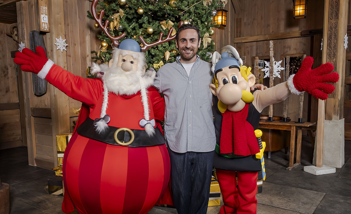 "Noël Gaulois" au Parc Astérix: de nombreuses stars présentes