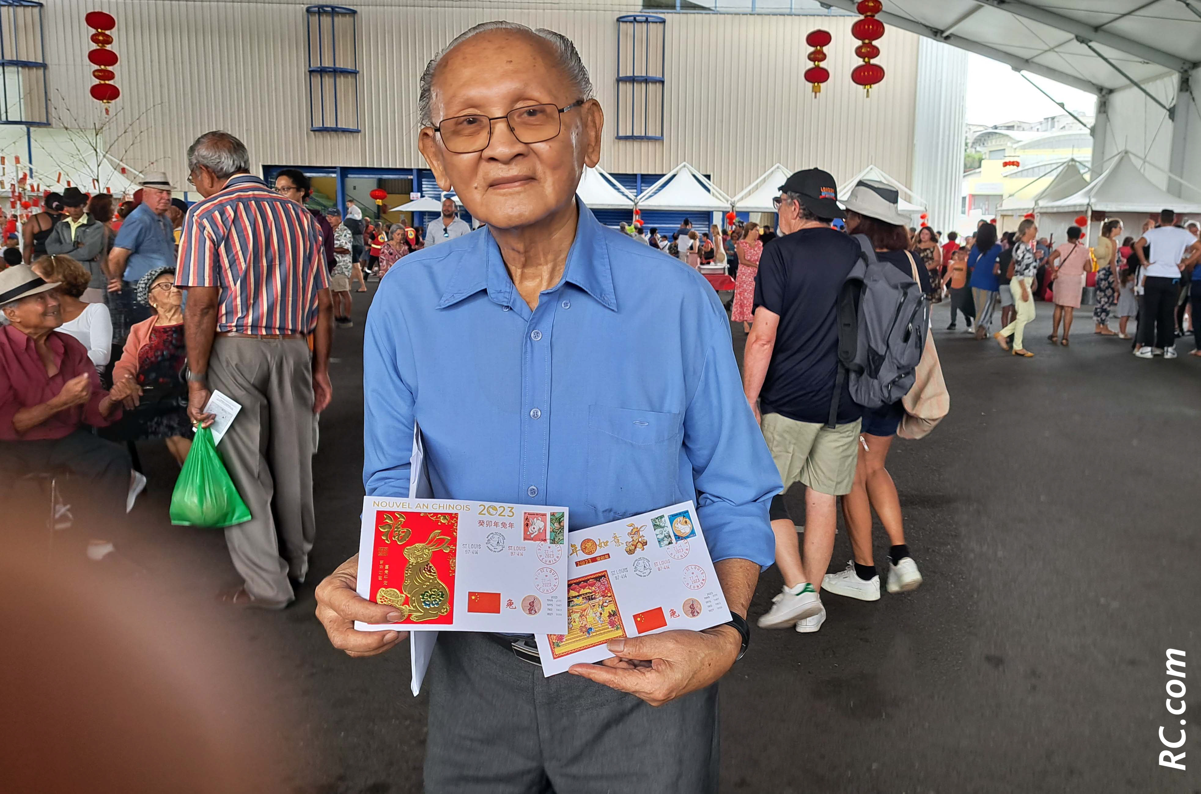 Le philatéliste Michel... Photo prise en janvier 2023 Le philatéliste Michel... Photo prise en janvier 2023