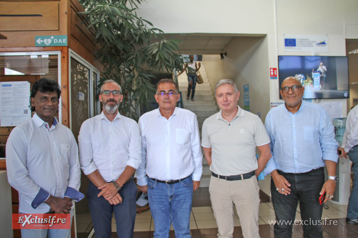 Le chef étoilé Thierry Marx avec les apprentis du Centhor La Réunion Le chef étoilé Thierry Marx avec les apprentis du Centhor La Réunion