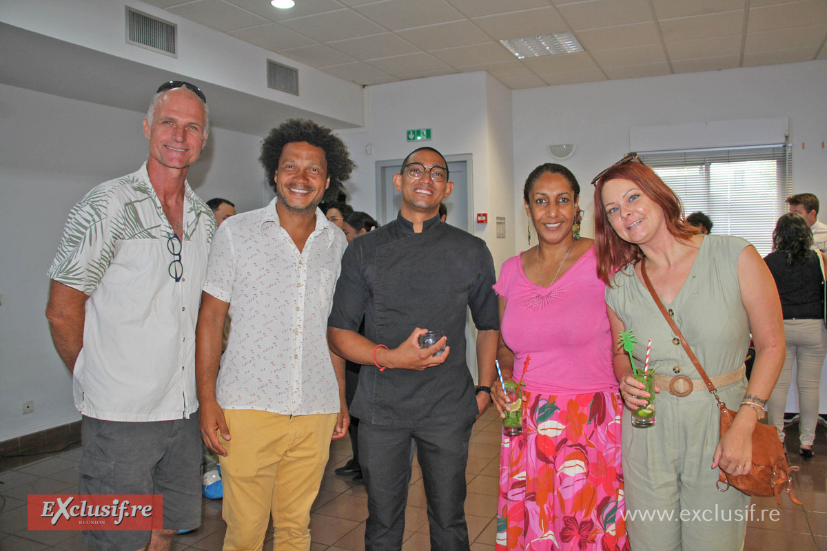 Le chef étoilé Thierry Marx avec les apprentis du Centhor La Réunion Le chef étoilé Thierry Marx avec les apprentis du Centhor La Réunion