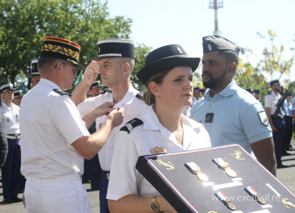 Cérémonie d'hommage aux héros de la Gendarmerie à La Redoute