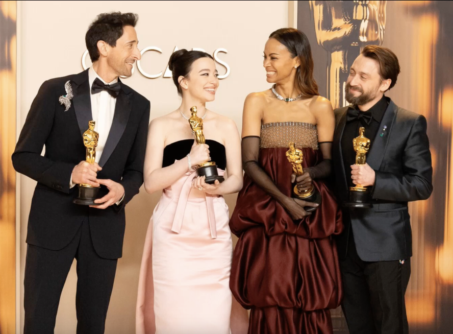 Les vainqueurs des Oscars 2025 (photo capture d'écran youtube)