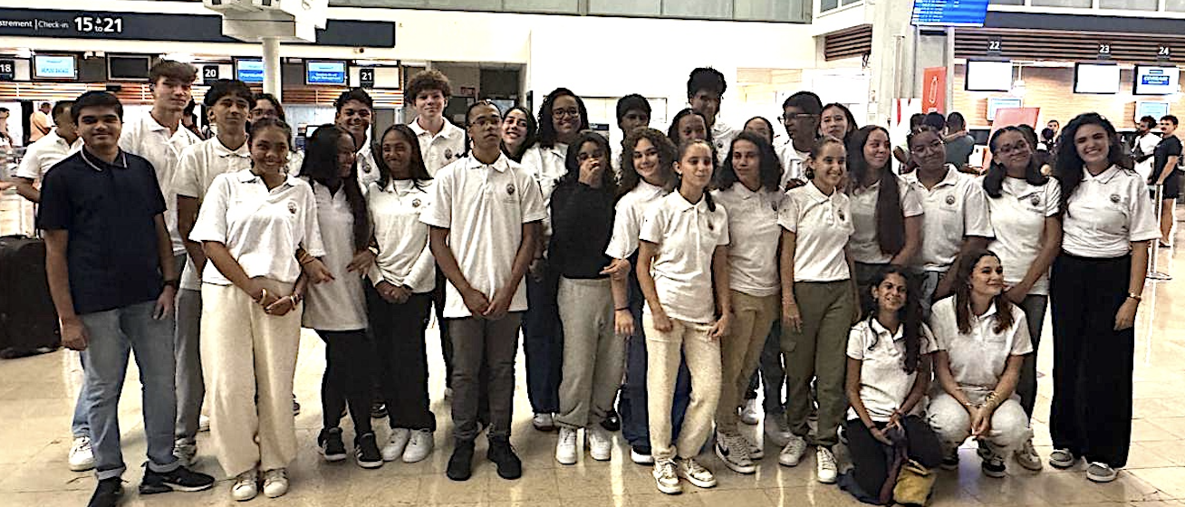 Les 29 lycéens de 1ère du Lycée Levavasseur