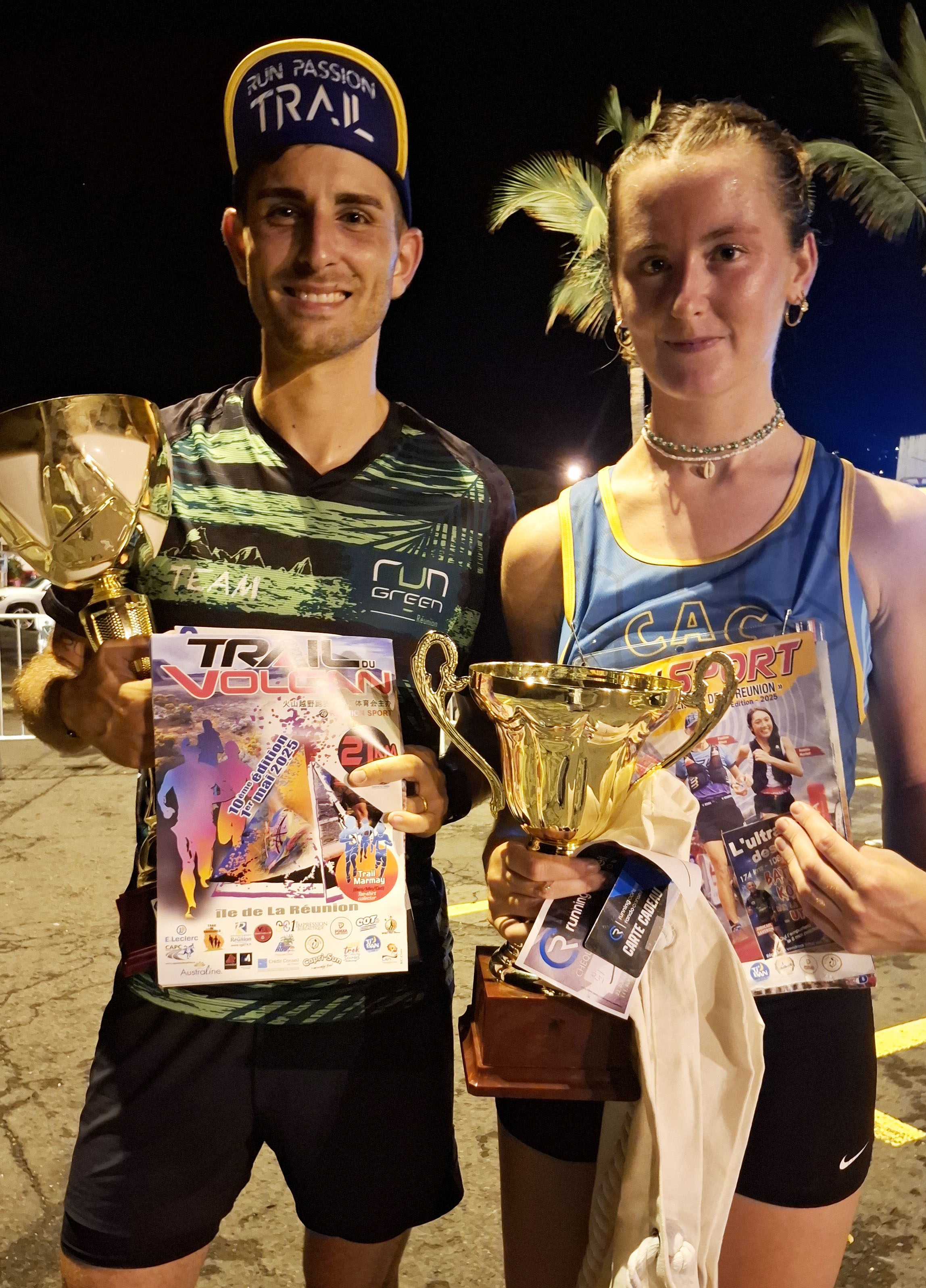 Dorian Fintolini et Gemma Frances, vainqueurs des 10 km de Saint-Paul 2025