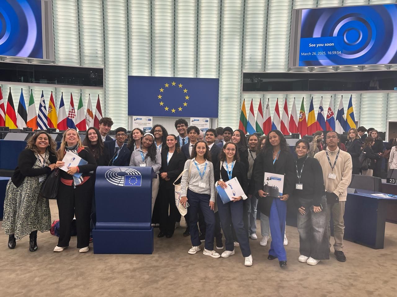 Au Parlement Européen des Jeunes