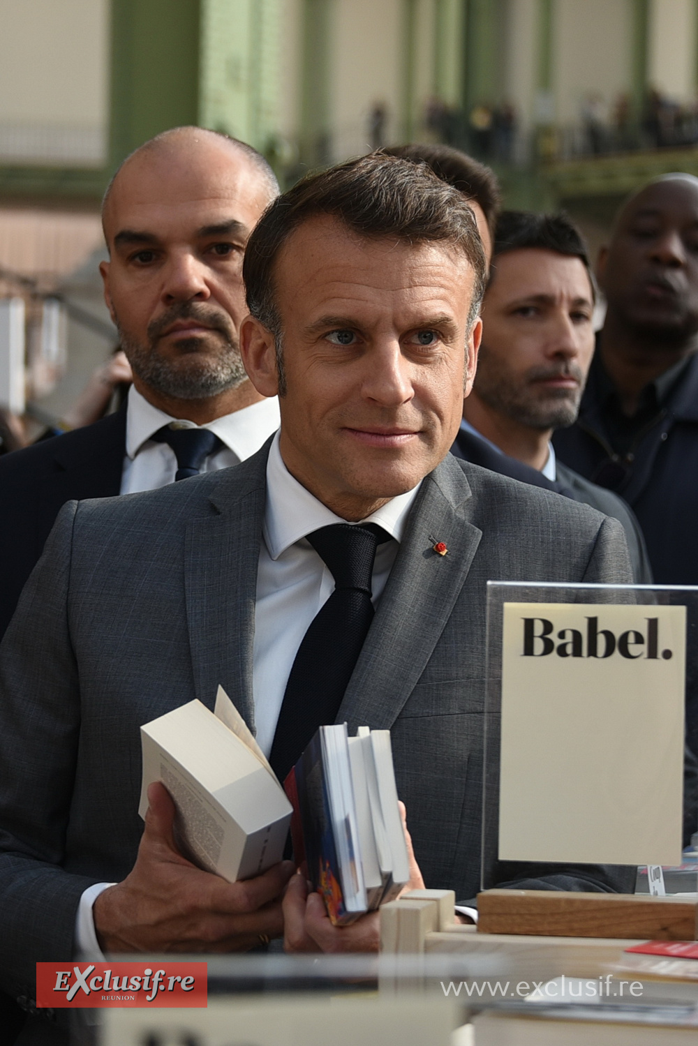C'est le président Emmanuel Macron qui a inauguré de Festival du Livre