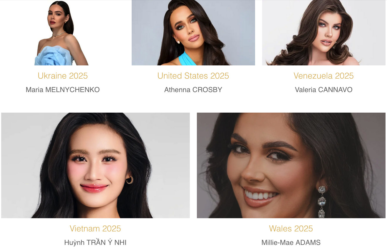 Miss Monde 2025: qui va être couronnée ce 31 mai? Découvrez les 107 candidates