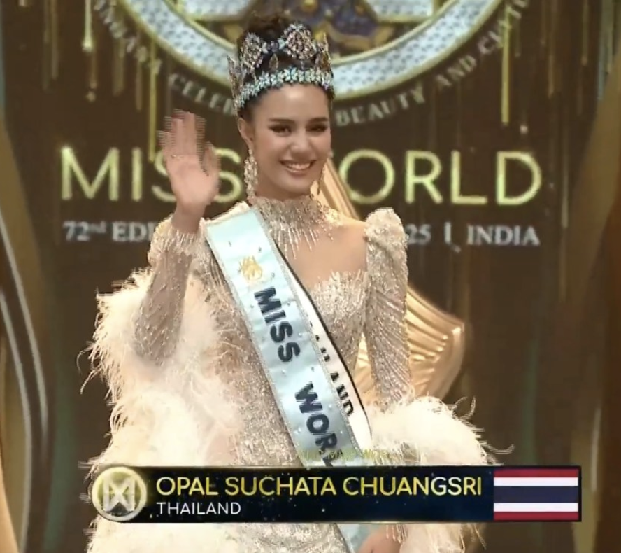 Opal Suchata Chuangsri, 21 ans, couronnée Miss Monde 2025 Opal Suchata Chuangsri, 21 ans, couronnée Miss Monde 2025