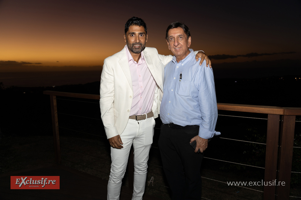 Berthy Ramdoo, et Aziz Patel, venu pour Exclusif.re, des amis de longue date