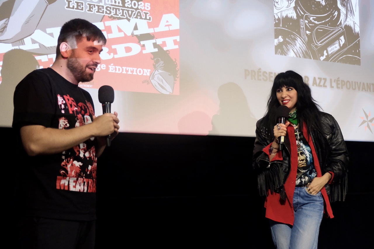 La présentation du film au public...