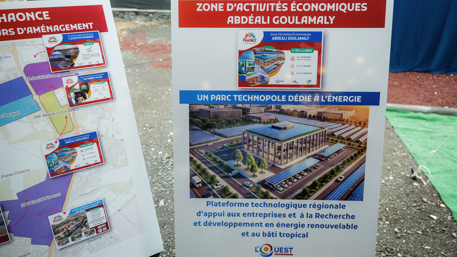 La future zone d'activités économiques de Cambaie Saint-Paul