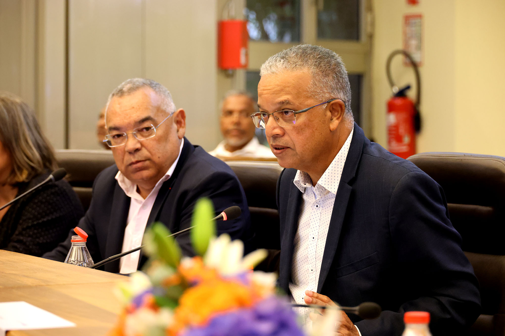 Bernard Picardo, président du CNARM, et Cyrille Melchior, président du Département