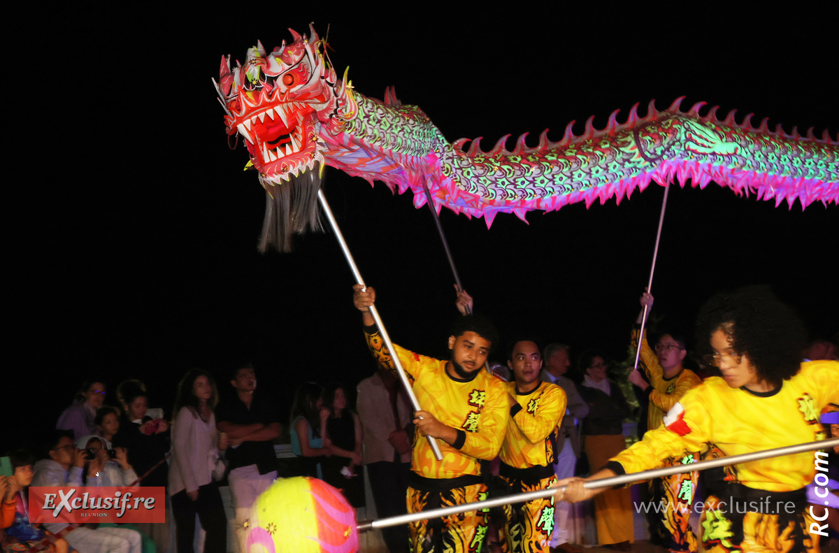 Le dragon de Ping Sheng, sous la houlette de Thierry,  a excuté de jolis tableaux