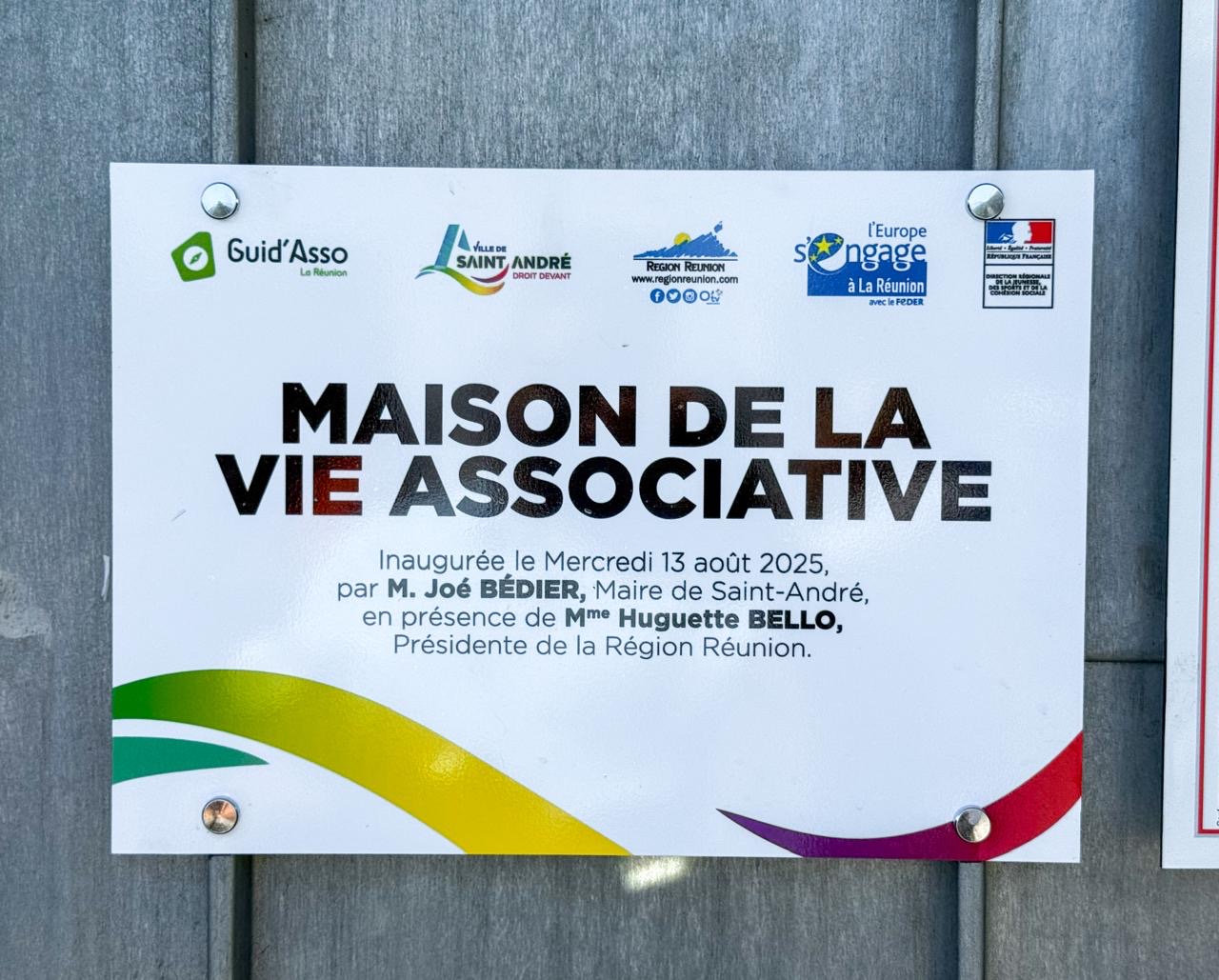 Une Maison de la Vie Associative et un CFA dédié au Sport à Saint-André
