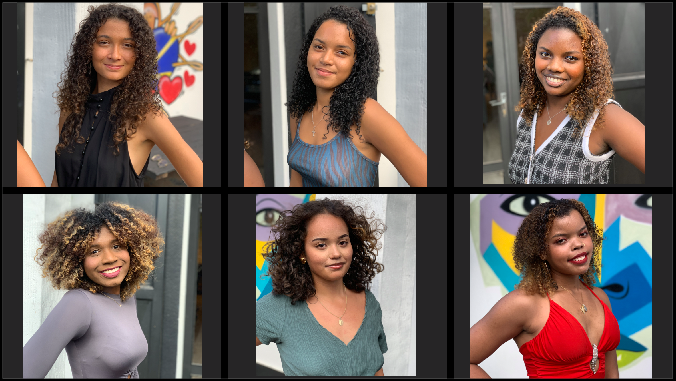 Les 6 candidates